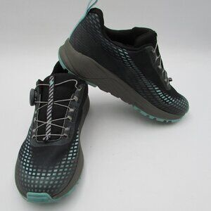Icebug Newrun BUGrip Shoes Men's Size 9.5 Black Green BOA System Gortex Running